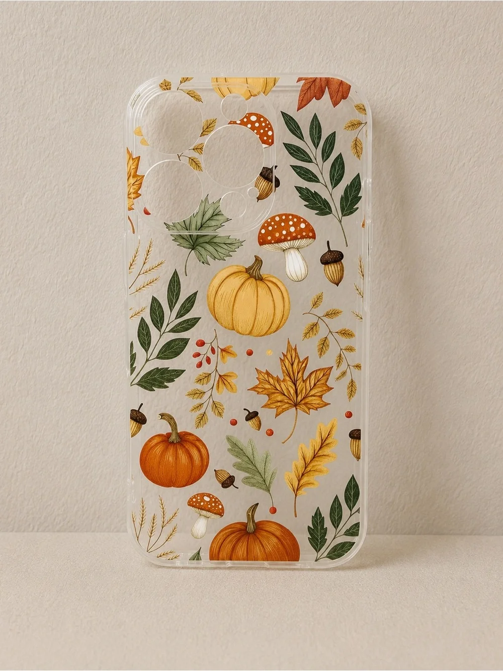 iPhone 16 Pro Fall Pumpkin Themed Phone Case